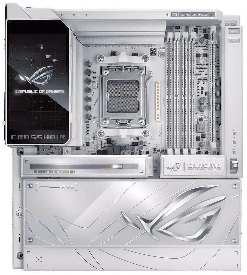 Barajas PC - Montaje Placa Base ASUS ROG CROSSHAIR X870E GLACIAL Barajas